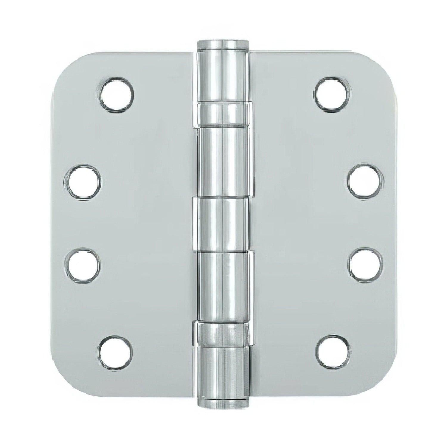 Deltana S44R5HDB 4" x 4" Ball Bearing 5/8" Radius Corner Door Hinge - Pair