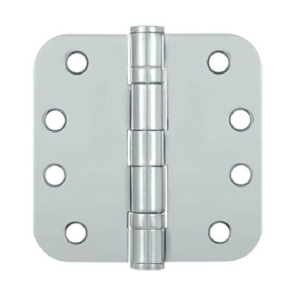 Deltana S44R5HDB 4" x 4" Ball Bearing 5/8" Radius Corner Door Hinge - Pair