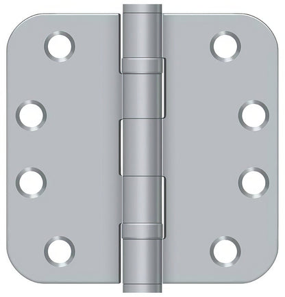 Deltana S44R5HDB 4" x 4" Ball Bearing 5/8" Radius Corner Door Hinge - Pair