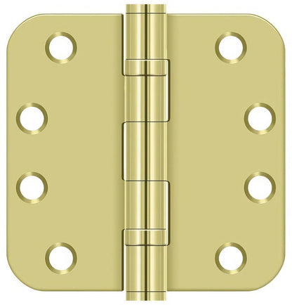 Deltana S44R5HDB 4" x 4" Ball Bearing 5/8" Radius Corner Door Hinge - Pair