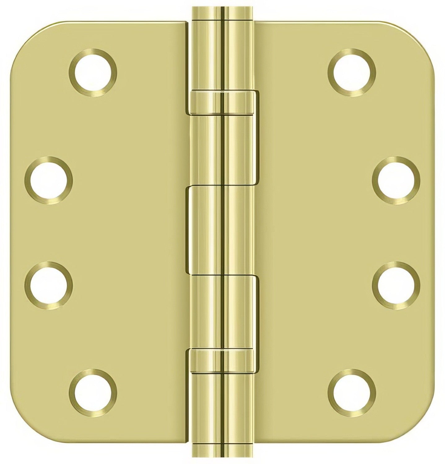 Deltana S44R5HDB 4" x 4" Ball Bearing 5/8" Radius Corner Door Hinge - Pair
