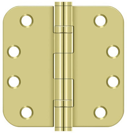 Deltana S44R5HDB 4" x 4" Ball Bearing 5/8" Radius Corner Door Hinge - Pair