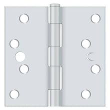 Deltana S44USPW-RS 4" x 4" Square Steel Door Hinge.