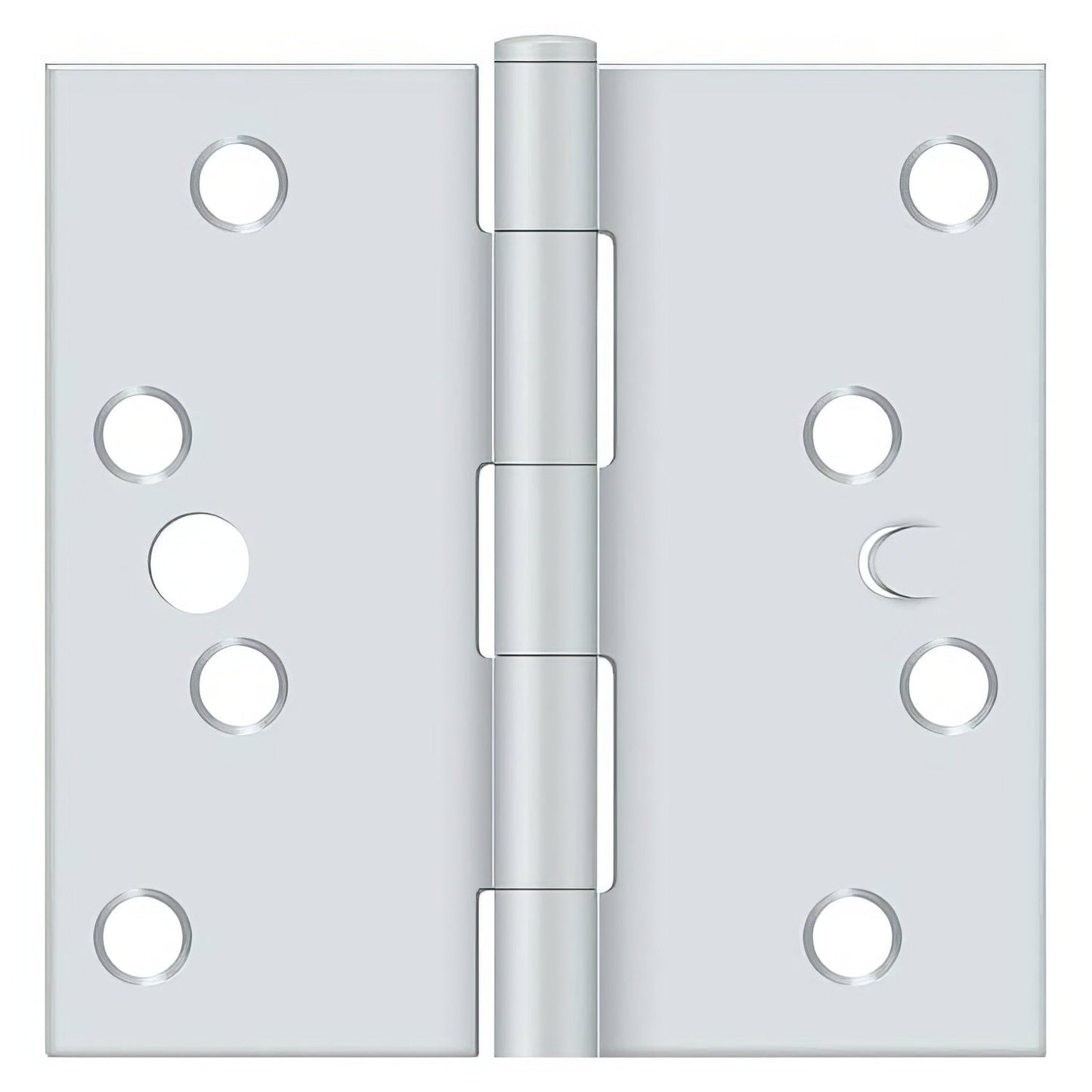 Deltana S44USPW-RS 4" x 4" Square Steel Door Hinge