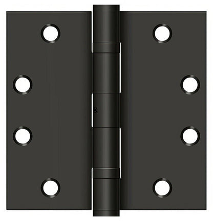 Deltana S45BBNU 4-1/2" x 4-1/2" Square Corner Ball Bearing Door Hinge.
