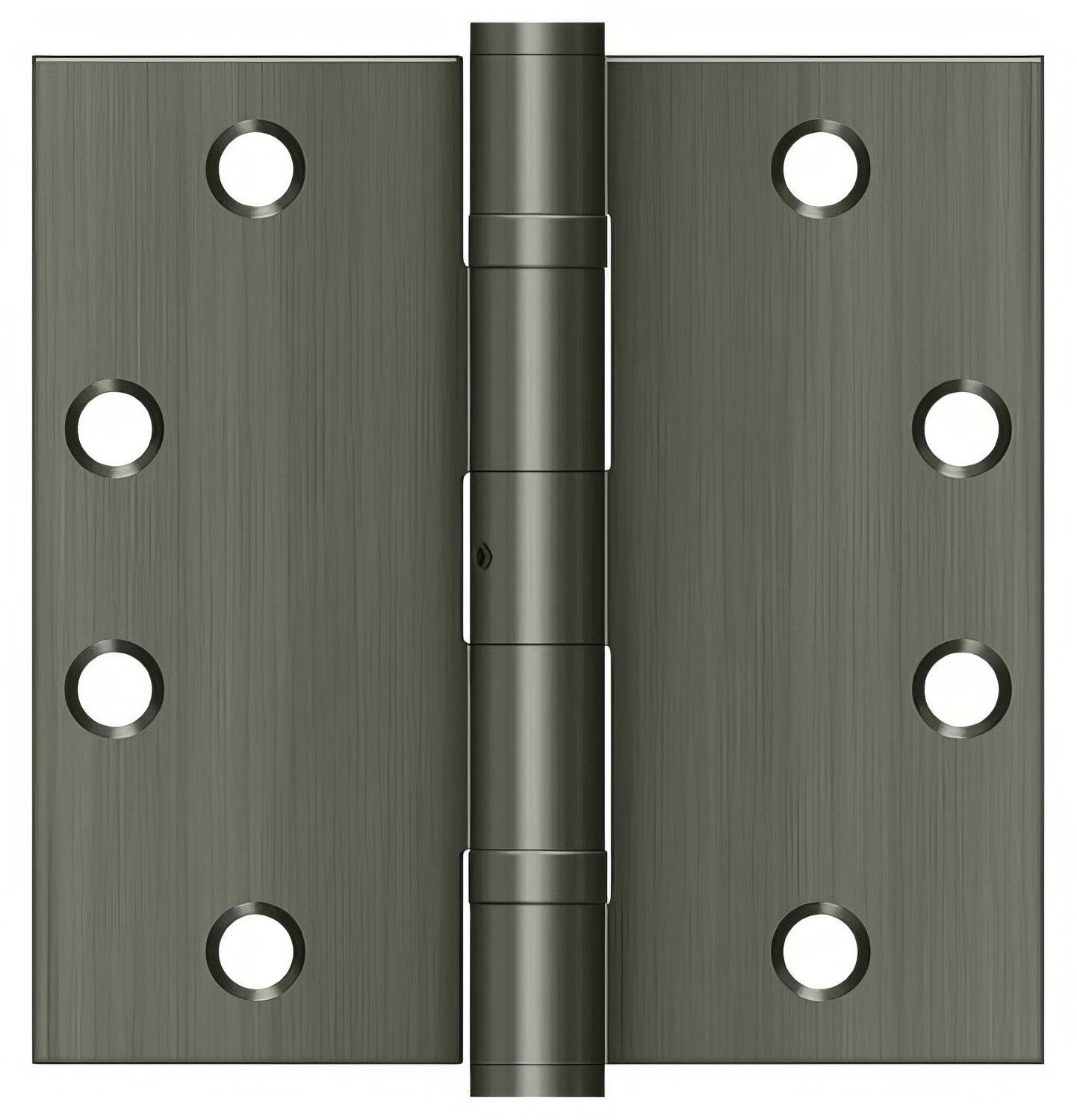 Deltana S45BBNU 4-1/2" x 4-1/2" Square Corner Ball Bearing Door Hinge