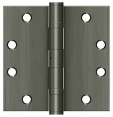 Deltana S45BBNU 4-1/2" x 4-1/2" Square Corner Ball Bearing Door Hinge