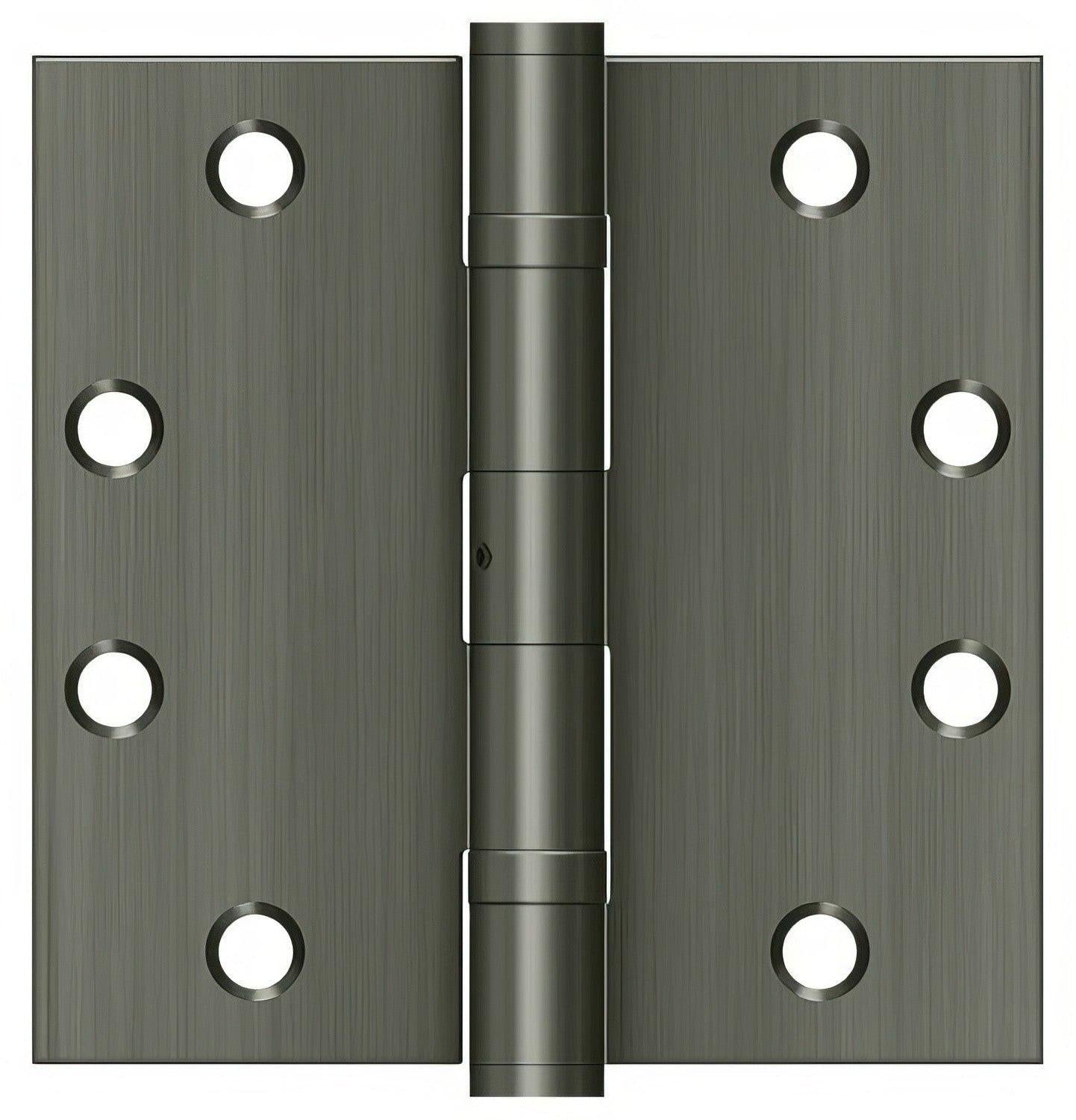 Deltana S45BBNU 4-1/2" x 4-1/2" Square Corner Ball Bearing Door Hinge.