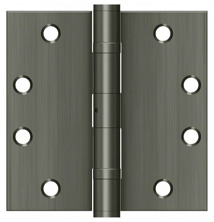 Deltana S45BBNU 4-1/2" x 4-1/2" Square Corner Ball Bearing Door Hinge.