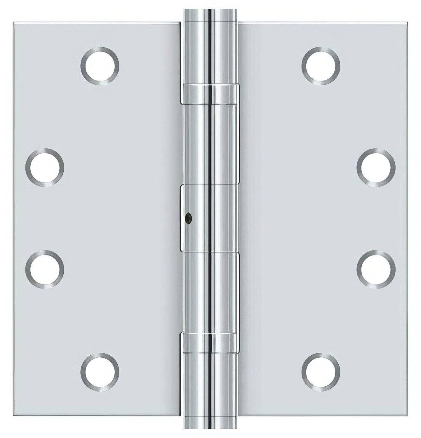Deltana S45BBNU 4-1/2" x 4-1/2" Square Corner Ball Bearing Door Hinge.