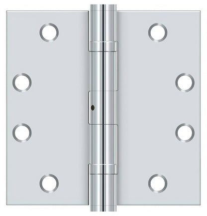 Deltana S45BBNU 4-1/2" x 4-1/2" Square Corner Ball Bearing Door Hinge