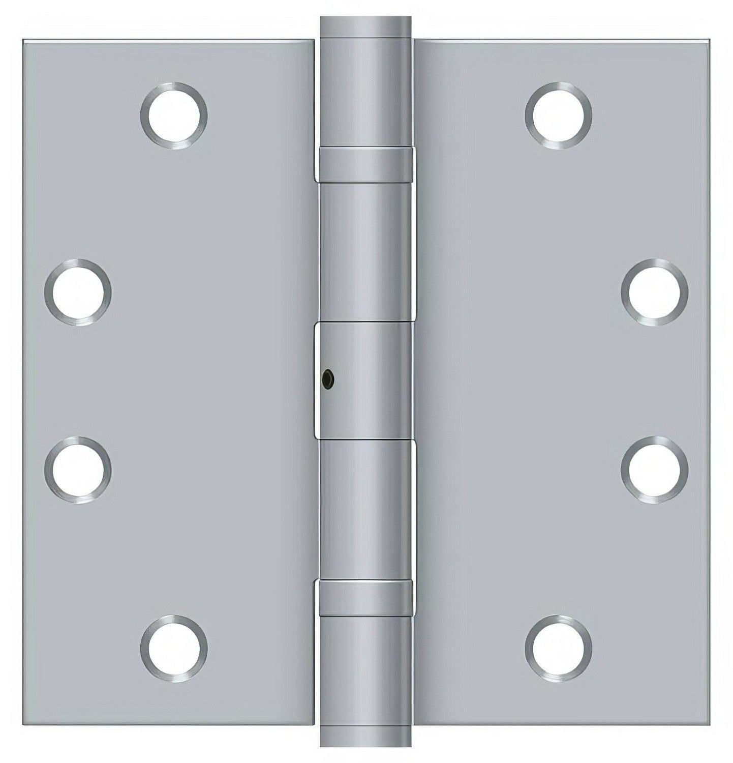 Deltana S45BBNU 4-1/2" x 4-1/2" Square Corner Ball Bearing Door Hinge.