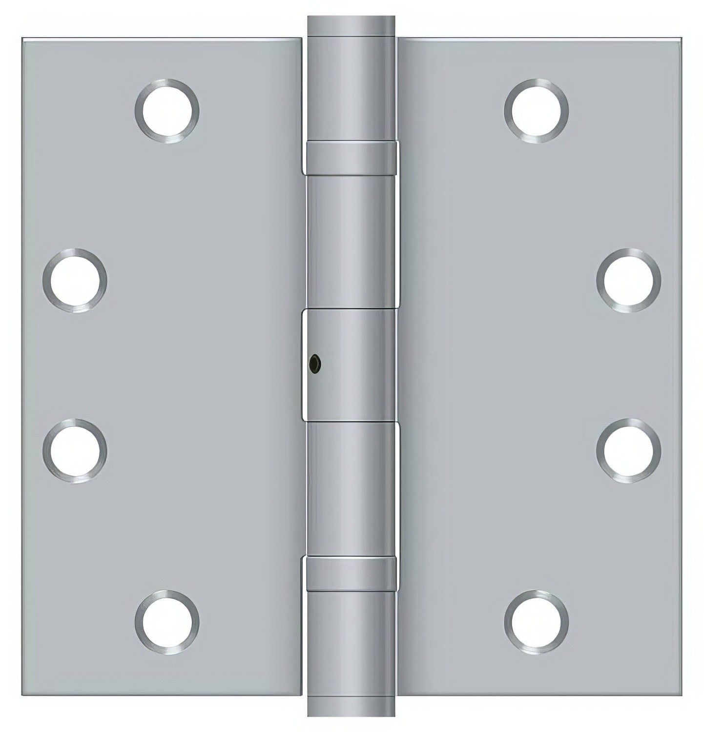 Deltana S45BBNU 4-1/2" x 4-1/2" Square Corner Ball Bearing Door Hinge