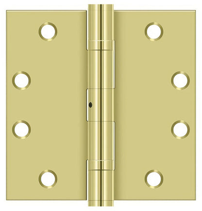 Deltana S45BBNU 4-1/2" x 4-1/2" Square Corner Ball Bearing Door Hinge
