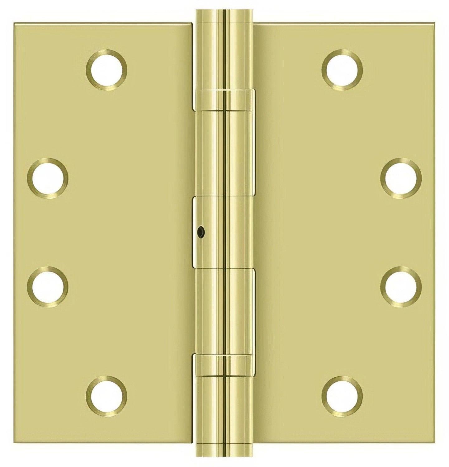 Deltana S45BBNU 4-1/2" x 4-1/2" Square Corner Ball Bearing Door Hinge.