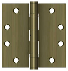 Deltana S45BBNU 4-1/2" x 4-1/2" Square Corner Ball Bearing Door Hinge.