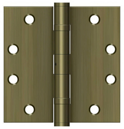 Deltana S45BBNU 4-1/2" x 4-1/2" Square Corner Ball Bearing Door Hinge.