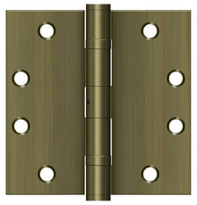 Deltana S45BBNU 4-1/2" x 4-1/2" Square Corner Ball Bearing Door Hinge