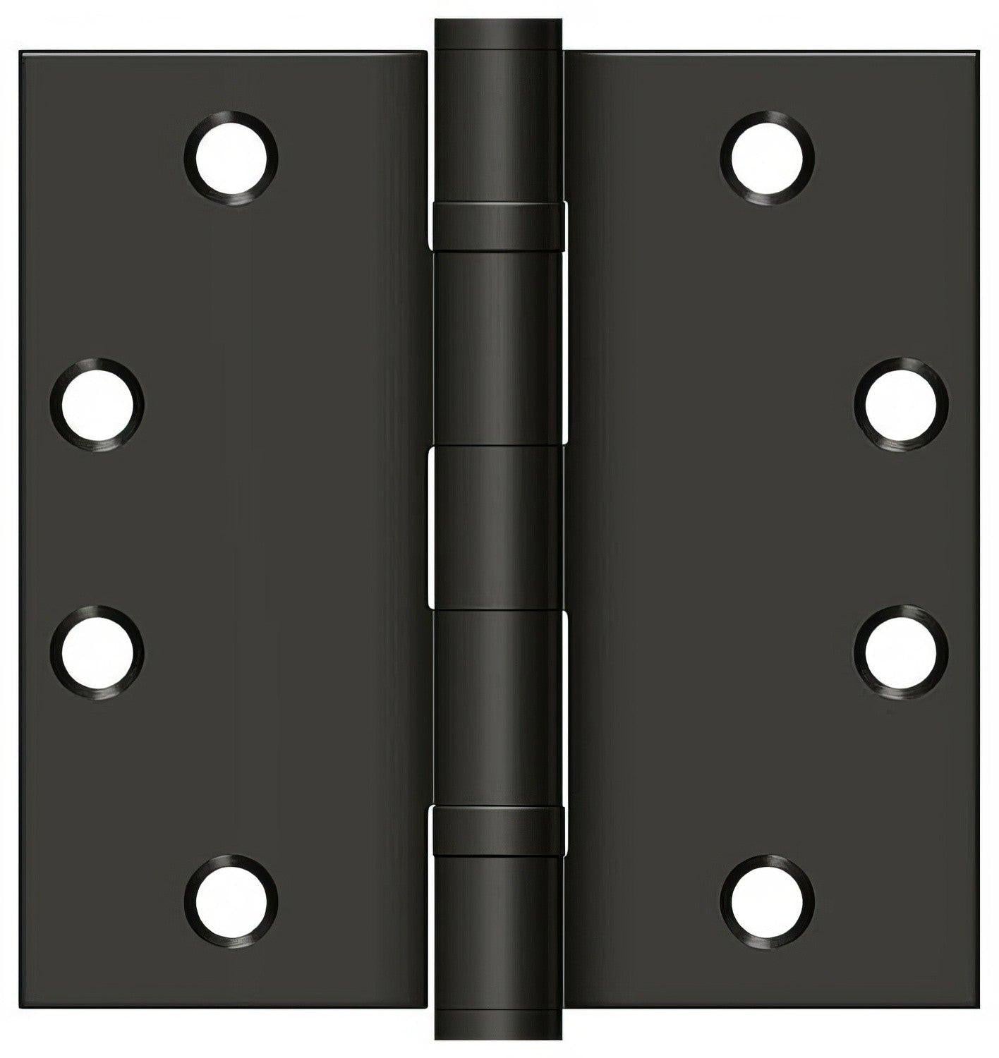 Deltana S45BB 4-1/2" x 4-1/2" Square Corner Ball Bearing Door Hinge.
