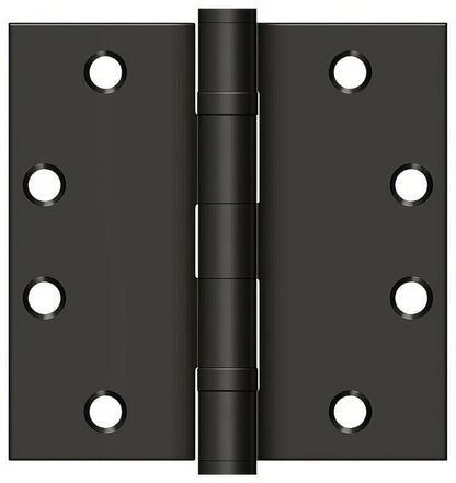 Deltana S45BB 4-1/2" x 4-1/2" Square Corner Ball Bearing Door Hinge