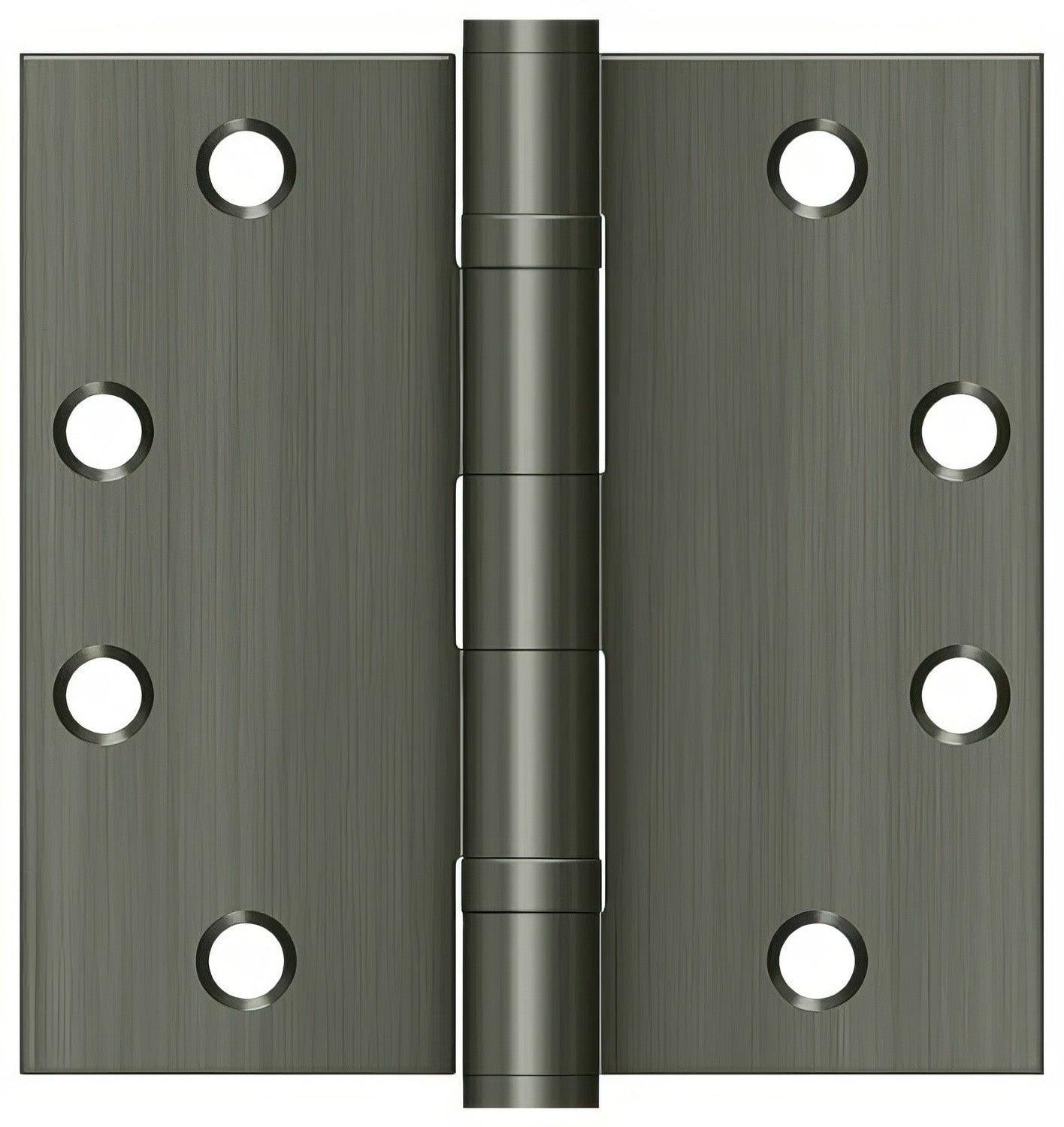 Deltana S45BB 4-1/2" x 4-1/2" Square Corner Ball Bearing Door Hinge.