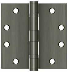 Deltana S45BB 4-1/2" x 4-1/2" Square Corner Ball Bearing Door Hinge.