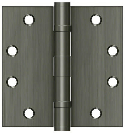 Deltana S45BB 4-1/2" x 4-1/2" Square Corner Ball Bearing Door Hinge.