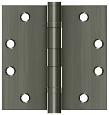 Deltana S45BB 4-1/2" x 4-1/2" Square Corner Ball Bearing Door Hinge