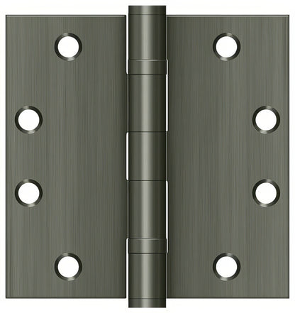 Deltana S45BB 4-1/2" x 4-1/2" Square Corner Ball Bearing Door Hinge