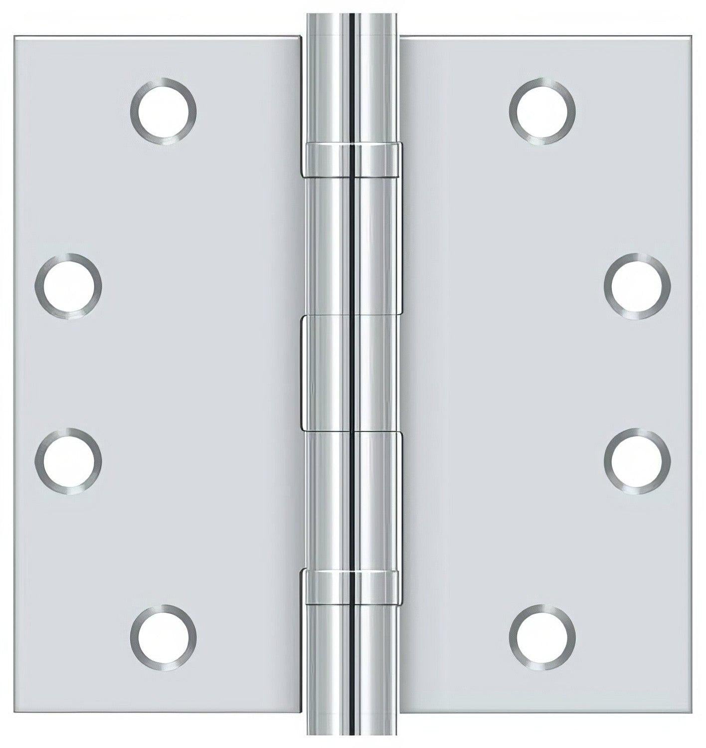 Deltana S45BB 4-1/2" x 4-1/2" Square Corner Ball Bearing Door Hinge.