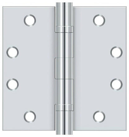 Deltana S45BB 4-1/2" x 4-1/2" Square Corner Ball Bearing Door Hinge.