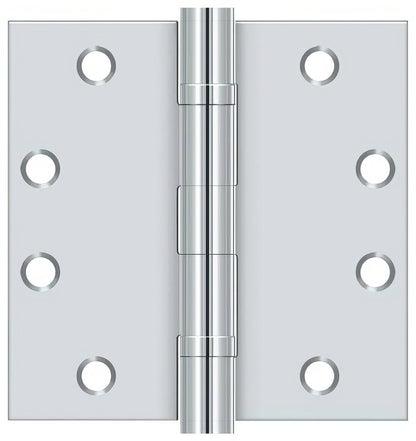 Deltana S45BB 4-1/2" x 4-1/2" Square Corner Ball Bearing Door Hinge