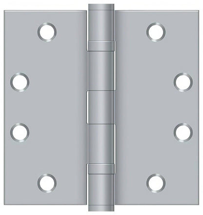 Deltana S45BB 4-1/2" x 4-1/2" Square Corner Ball Bearing Door Hinge.