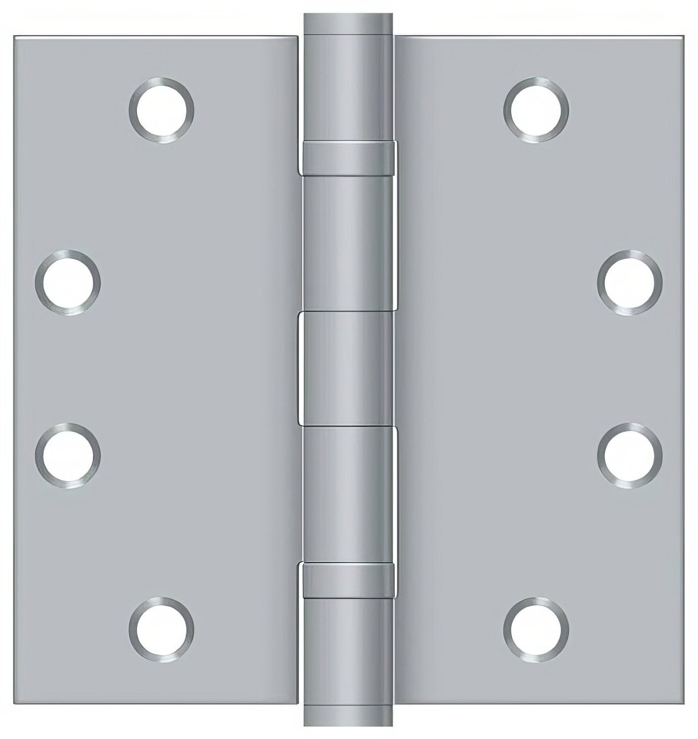 Deltana S45BB 4-1/2" x 4-1/2" Square Corner Ball Bearing Door Hinge