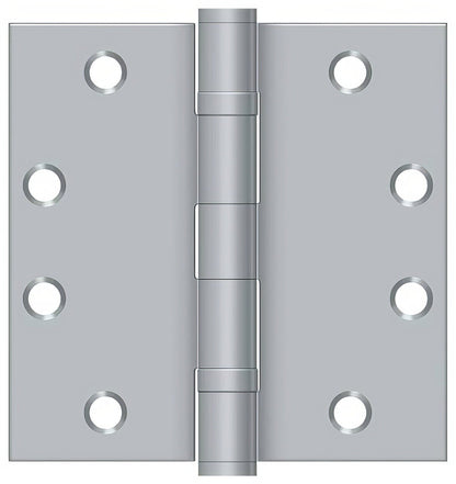 Deltana S45BB 4-1/2" x 4-1/2" Square Corner Ball Bearing Door Hinge