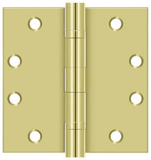 Deltana S45BBU 4-1/2" x 4-1/2" Square Corner Ball Bearing Door Hinge