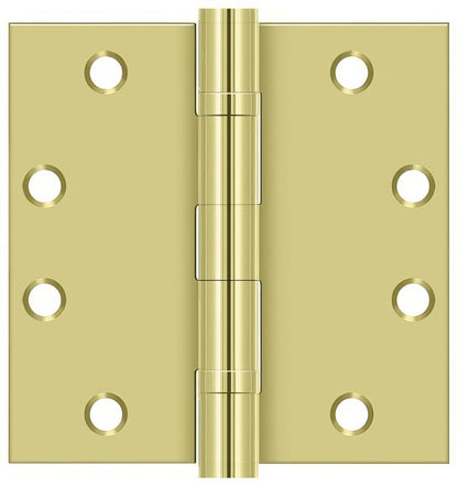 Deltana S45BBU 4-1/2" x 4-1/2" Square Corner Ball Bearing Door Hinge