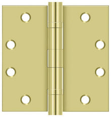 Deltana S45BBU 4-1/2" x 4-1/2" Square Corner Ball Bearing Door Hinge.