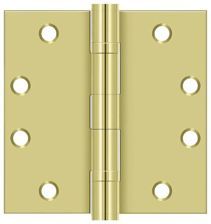 Deltana S45BBU 4-1/2" x 4-1/2" Square Corner Ball Bearing Door Hinge.