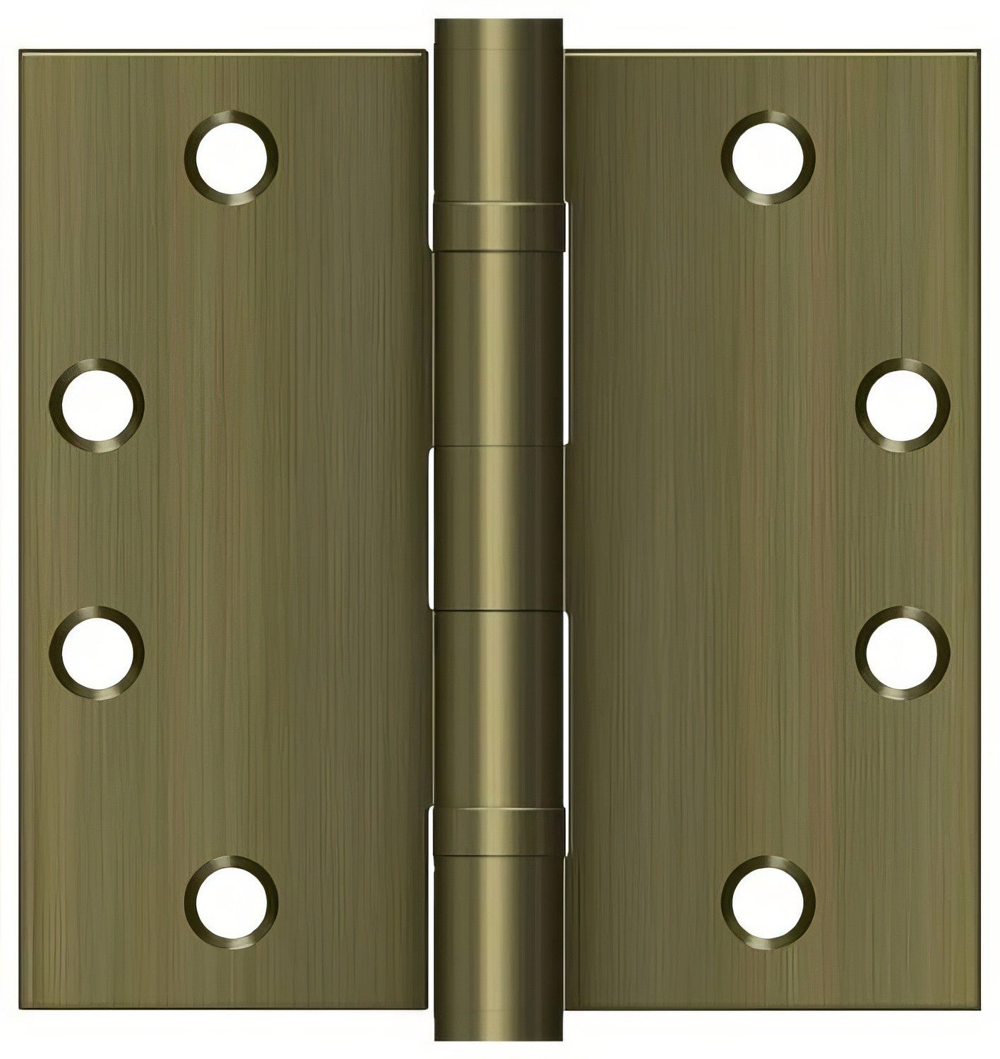Deltana S45BBU 4-1/2" x 4-1/2" Square Corner Ball Bearing Door Hinge