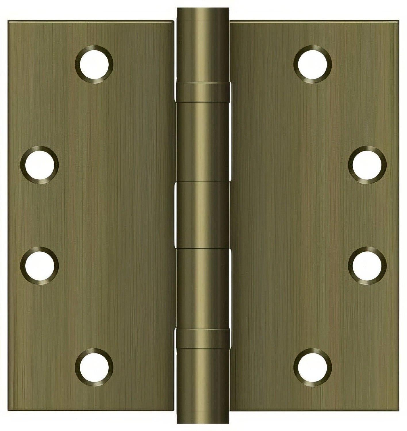 Deltana S45BBU 4-1/2" x 4-1/2" Square Corner Ball Bearing Door Hinge.