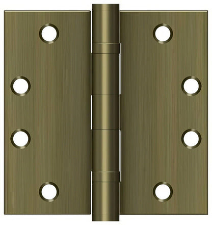 Deltana S45BBU 4-1/2" x 4-1/2" Square Corner Ball Bearing Door Hinge.