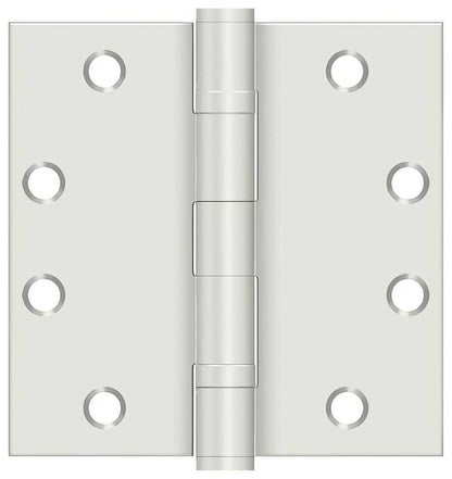 Deltana S45BB 4-1/2" x 4-1/2" Square Corner Ball Bearing Door Hinge.