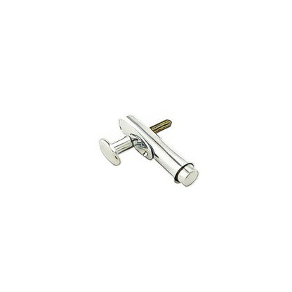 Ives S48B Brass and Steel Mortise Door Bolt 2-1/2" x 9/16" Case 1/2" Throw.