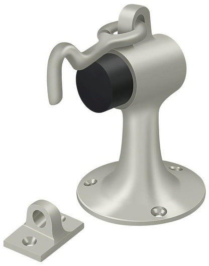 Deltana SAHF358 3-5/8" x 2-1/4" Floor Mount Door Bumper with Holder.