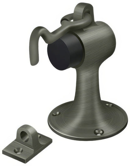 Deltana SAHF358 3-5/8" x 2-1/4" Floor Mount Door Bumper with Holder