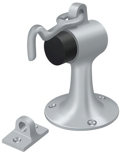 Deltana SAHF358 3-5/8" x 2-1/4" Floor Mount Door Bumper with Holder.
