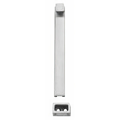 Ives SB1630-BL Heavy Duty Steel Flat Bottom Strike Locking Surface Bolt 8" L Body 1" Throw.