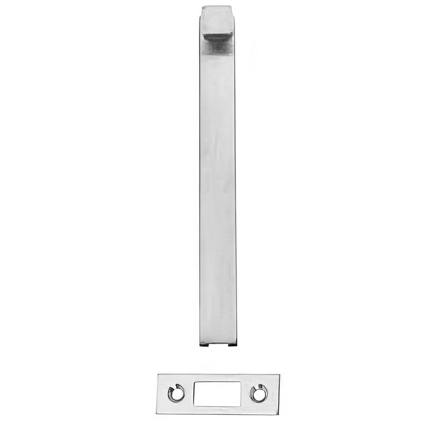Ives SB1630-T Heavy Duty Steel Universal Top Strike Surface Bolt 8" L Body 1" Throw.