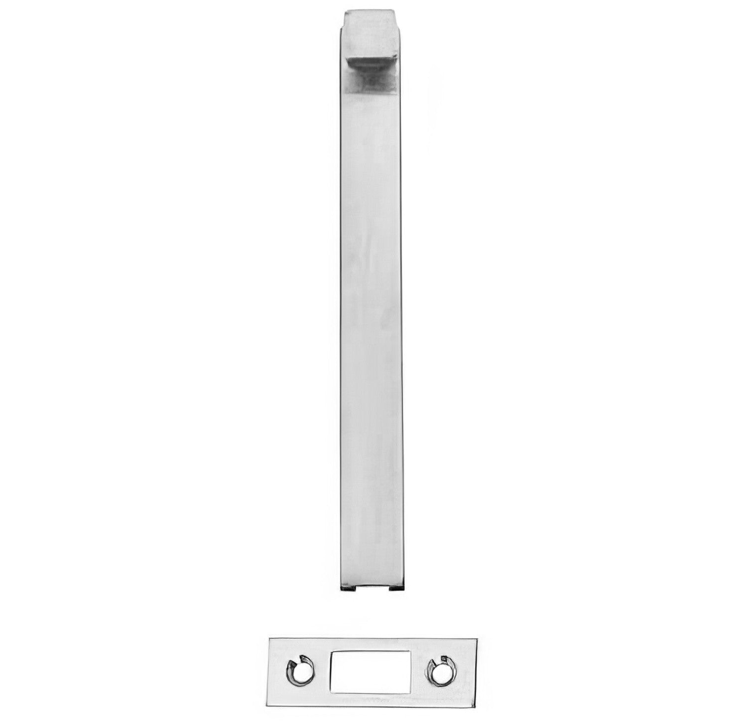 Ives SB1630-T Heavy Duty Steel Universal Top Strike Surface Bolt 8" L Body 1" Throw.